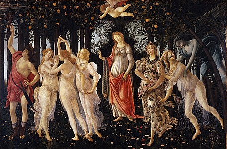 La primavera, de Botticelli.