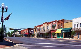 Looking west along Broad Street