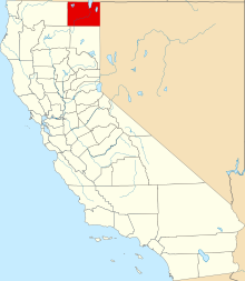 Map of California highlighting Modoc County.svg