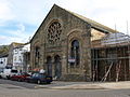 Old Drill Hall, Brook Street, avant sa conversion en cinéma Phoenix.