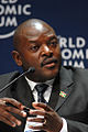 Pierre Nkurunziza at World Economic Forum 2008 looking right