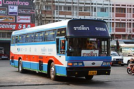 2nd class intercity bus in Rayong