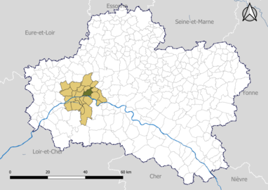 Saint-Jean-de-Braye dans Orléans Métropole en 2020.