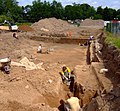 Archäologische Grabungen auf der Baustelle des WCCB (Juni 2006)