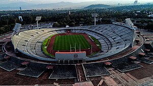 Das Estadio Olímpico Universitario (März 2016)