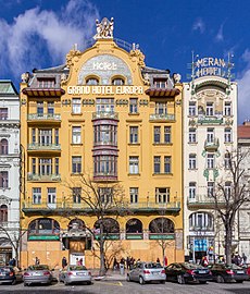 Quido Bělský - Alois Dryák: Grand hotel Evropa a Hotel Meran v Praze