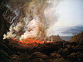 Johan Christian Dahl: Erupção do Vesúvio, 1826. Städel