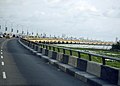 Vue du 3e pont 1re phase au départ de l'île de Lagos