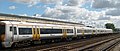 La rame Class 375/6 Electrostar Southeastern n° 375618 à Paddock Wood.