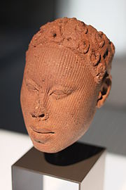 Ife, 12.až 15. století, terakotová hlava