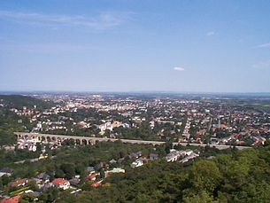 Udsigt over Baden bei Wien