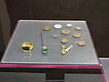 Gold jewellery and coins from the hoard