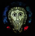 Christ de Wissembourg, vetrata proveniente, probabilmente, dall'abbazia di Wissembourg, Basso Reno, c. 1060