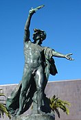 Estatua de gladiador, posible inspiración en Espartaco (Golden Gate Park).