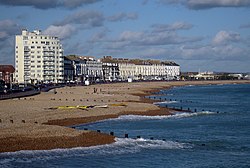 Praia de Eastbourne