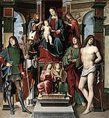 Francesco Francia,Madonna e Santi, Cappella Bentivoglio