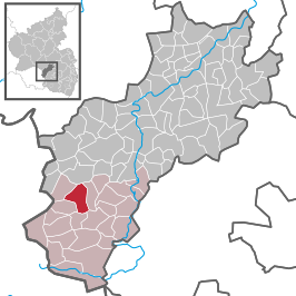 Kaart van Herschweiler-Pettersheim