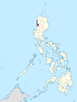 Mapa ning Labuad Ilocos ampong Ilocos Sur ilage