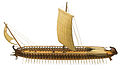 Image 21Model of a Greek boat (from History of marine biology)