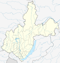 Belaya is located in Irkutsk Oblast