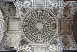 Strop pařížského Pantheonu v roce 2010