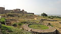 Ruinele coloniei antice Tyras, în fața cetății moldovenești
