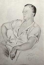 Портрет А. К. Минеева (Б. М. Кустодиев, 1923)