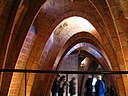 ☎∈ Parabolic arches inside Casa Milà in Barcelona, Spain by Antoni Gaudí