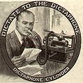 Publicité pour un Dictaphone, en 1917