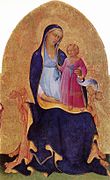 Madonna y Niño, de Lorenzo Monaco (1370–1425)