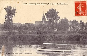 Les bords de Marne, à la même époque.