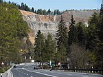 Gabbro-Steinbruch für Straßenbaumaterial bei Bad Harzburg