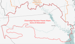 Chernobyl zonal boundaries (red)