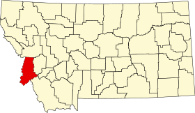 Localisation de Comté de Ravalli(Ravalli County)