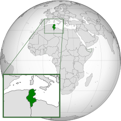 突尼斯在非洲的位置