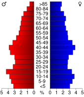 Bevolkingspiramide Greene County