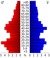 Bevolkingspiramide Stark County