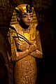 Одна из ушебти Тутанхамона. Позолоченное дерево