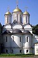 The triple apse of an Orthodox church.