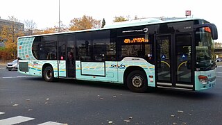 Setra S 415 NF à Cergy, sur la ligne 48A.