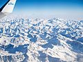 Image 34Aerial view of the Pennine Alps, the second-highest range of the Alps (from Alps)