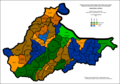 Etnická štruktúra Brcka podľa osád 1971