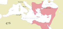 Carte animée de l'Empire byzantin