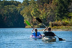 Kayakers in Canton