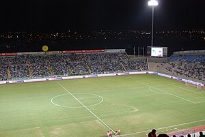 Erstrundenspiel im UEFA-Pokal 2008/09 zwischen Omonia Nikosia und Manchester City (1:2)