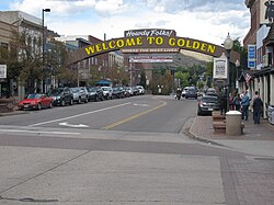 Skyline of Golden, Colorado