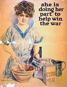 World War I US poster calling girls to help out.