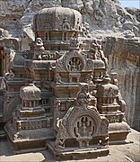 Shikhara of Indra Sabha at Ellora Caves