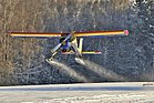 Eine Wilga 35 im Winterbetrieb (Bild vom 18. Januar 2014) KW 02 (ab 9. Januar 2017)
