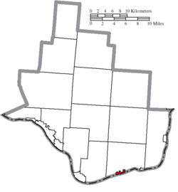 Location of Chesapeake in Lawrence County